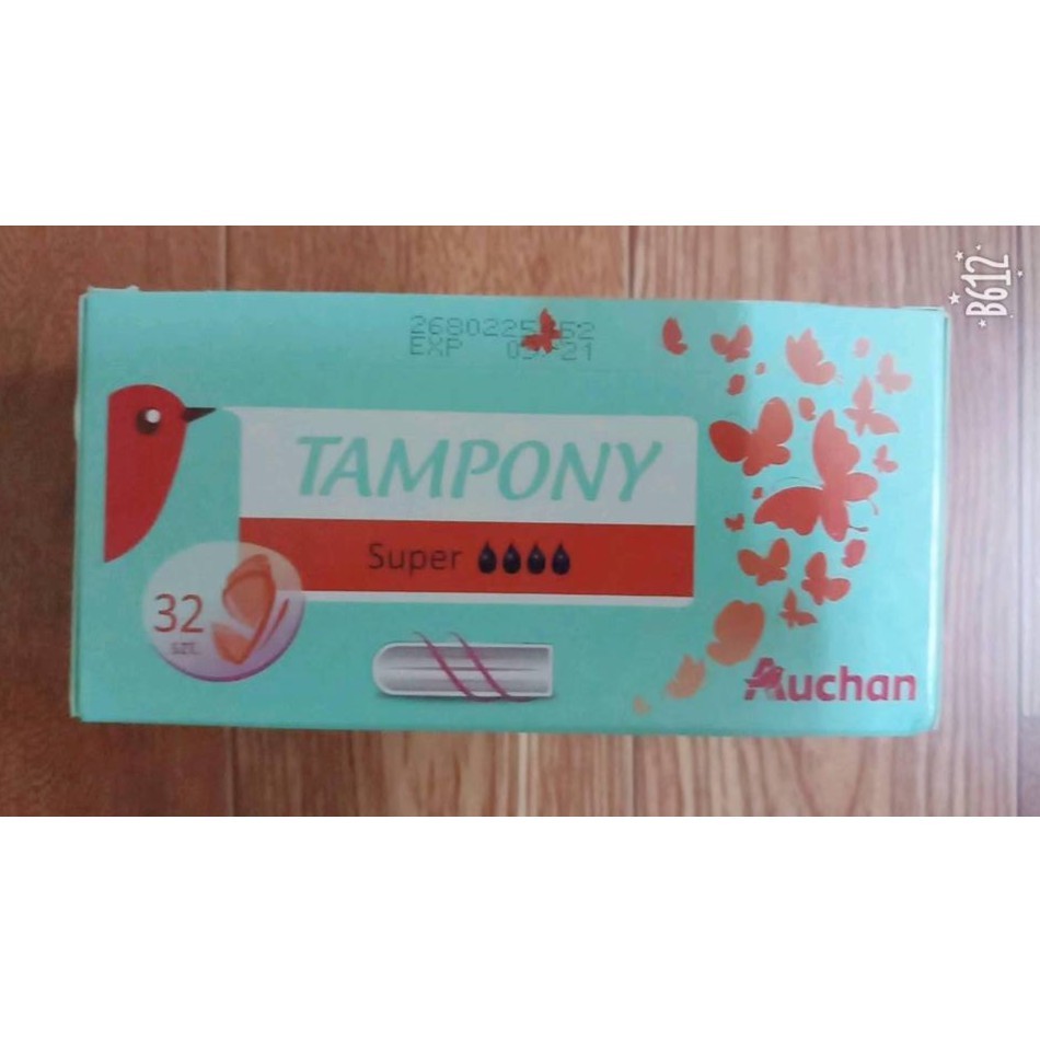 Băng vệ sinh tampon AUCHAN dành cho người ra nhiều số 1 Balan