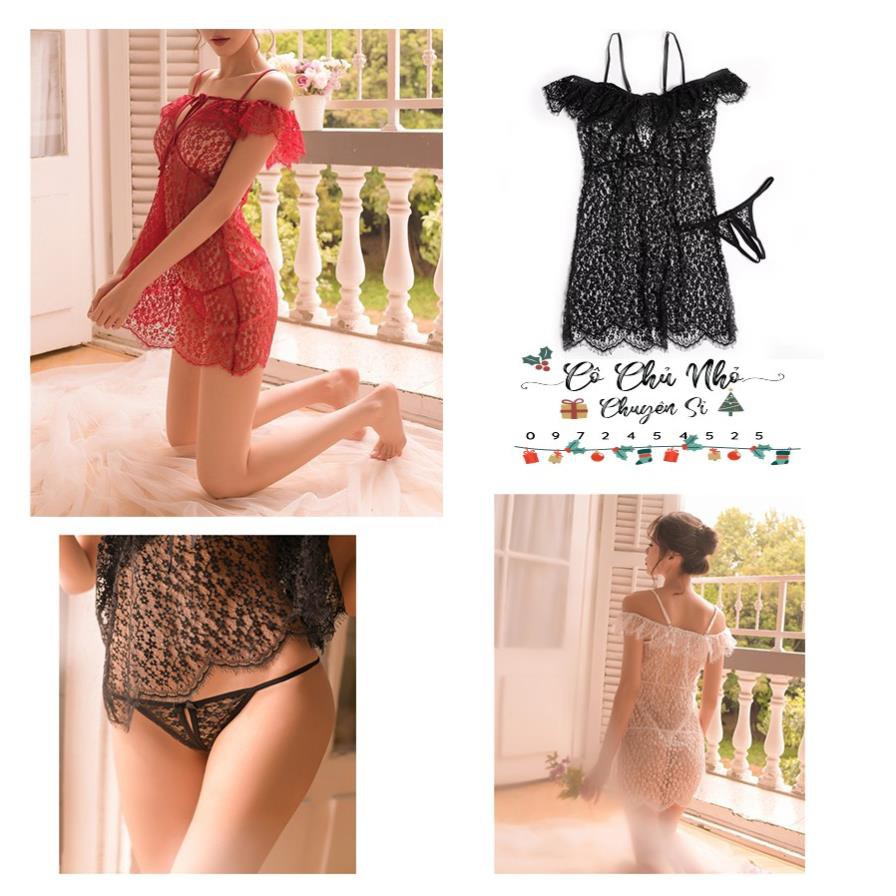 - VÁY NGỦ QUẢNG CHÂU - ĐỒ NGỦ SEXY - ĐẦM NGỦ SEXY REN - Cô chủ nhỏ chuyên sỉ Đẹp 💝