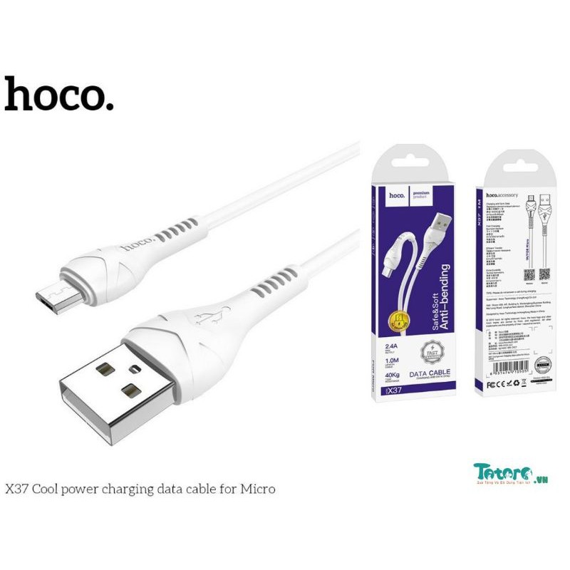 Dây Sạc Micro Usb (Cổng Đời Cũ) Hoco X37