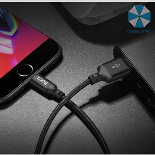 Dây cáp sạc nhanh lightning Hoco X14 cho iPhone, iPad