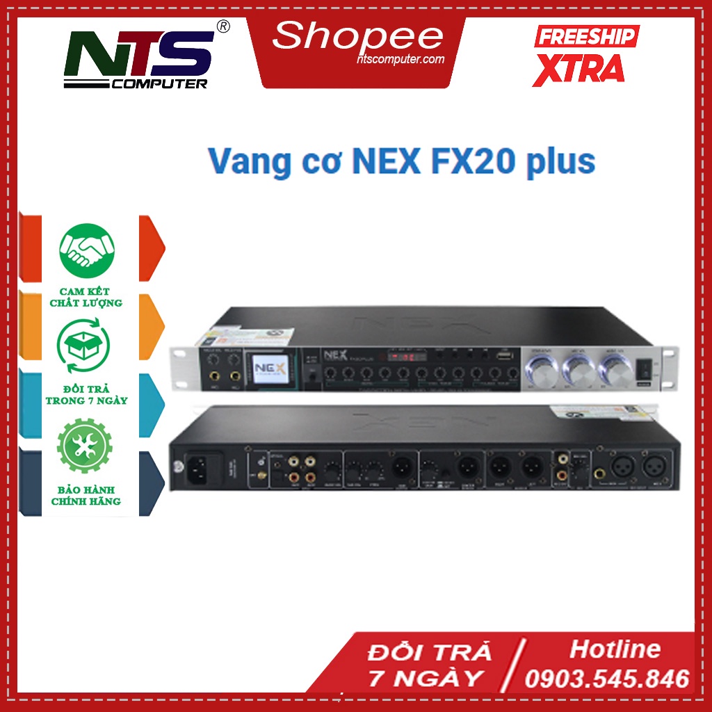 Vang cơ Nex FX20 Plus phiên bản 2021 (có điều khiển màn hình led )