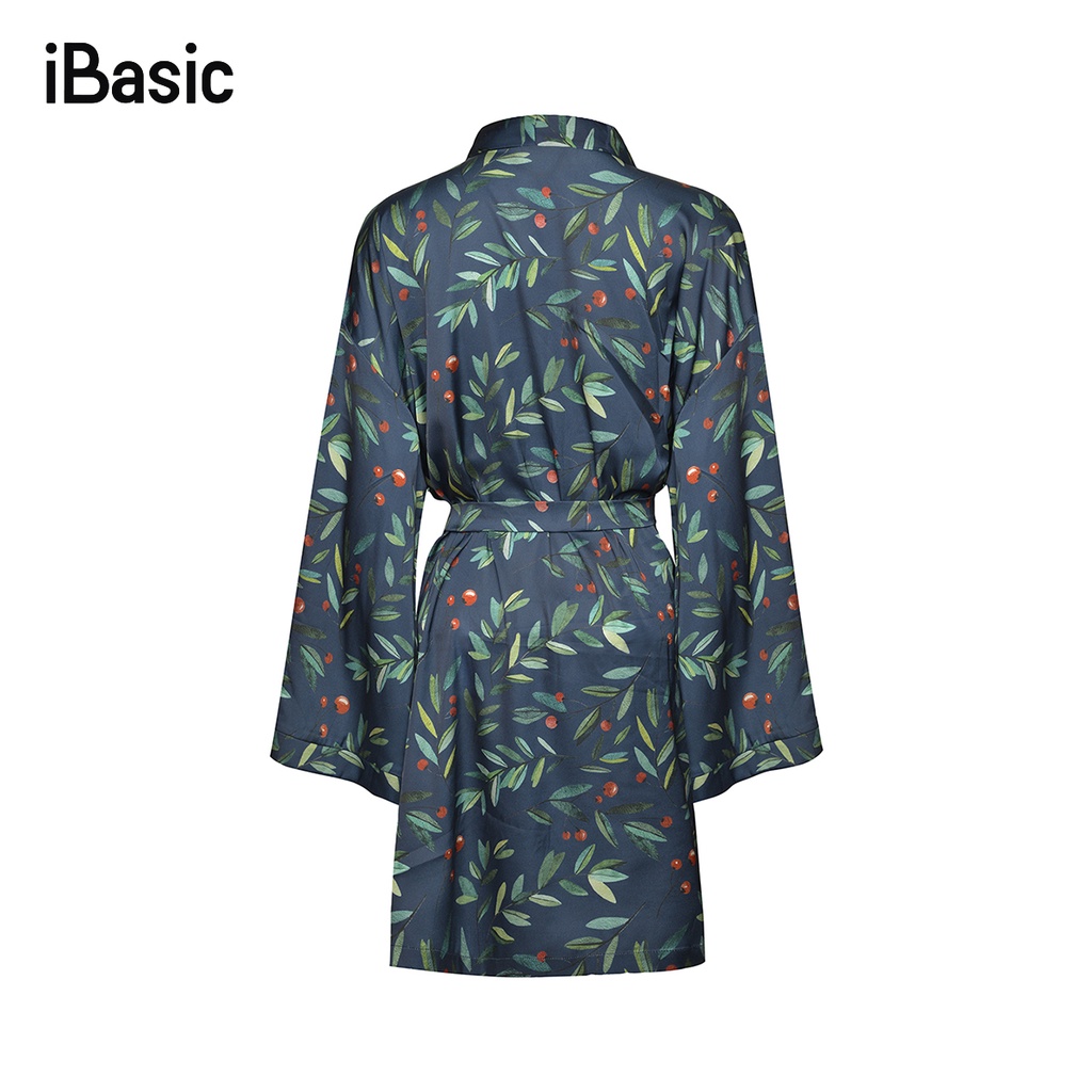 Áo choàng kimono lụa satin iBasic SW055 | BigBuy360 - bigbuy360.vn