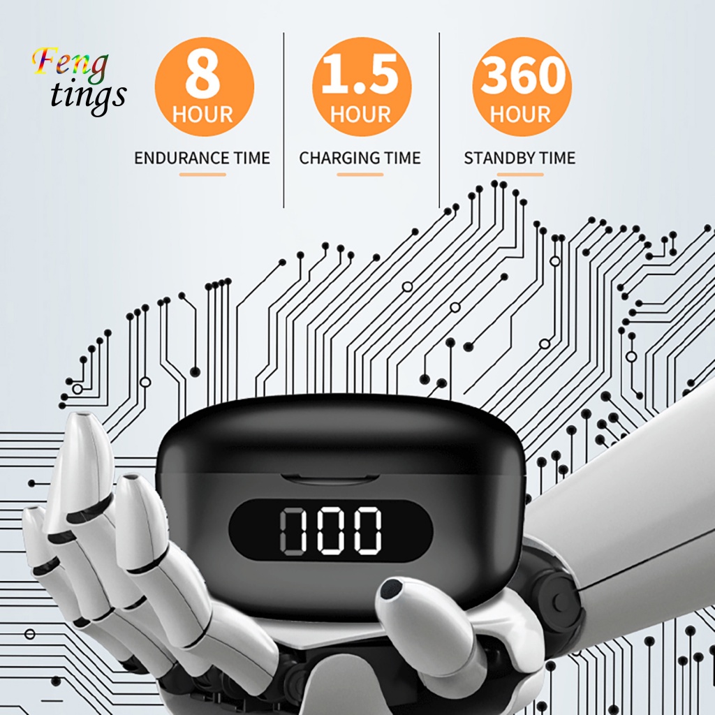 Tai Nghe Thể Thao Nhét Tai Không Dây Bluetooth Chống Ồn Thông Minh Giảm Tiếng Ồn Nhỏ Gọn Nhẹ Cân Nặng 5.1