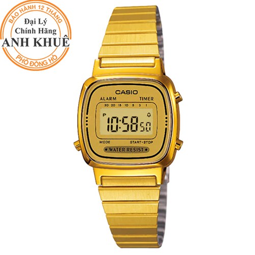 Đồng hồ nữ Casio Anh Khuê LA670WGA-9DF