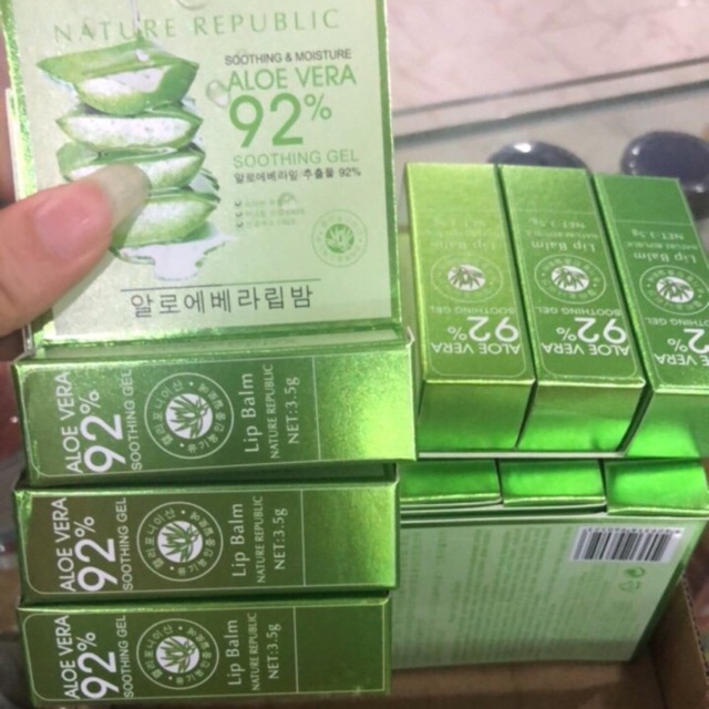 Son dưỡng lô hội aloe vera 92%