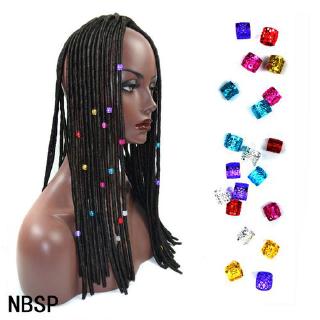 Set 100 kẹp vòng trang trí tóc WIGSIN mini nhiều màu sắc kích thước điều chỉnh được tiện lợi