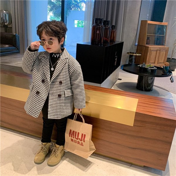 Áo Vest dạ kẻ bé trai,gái sz 90-150