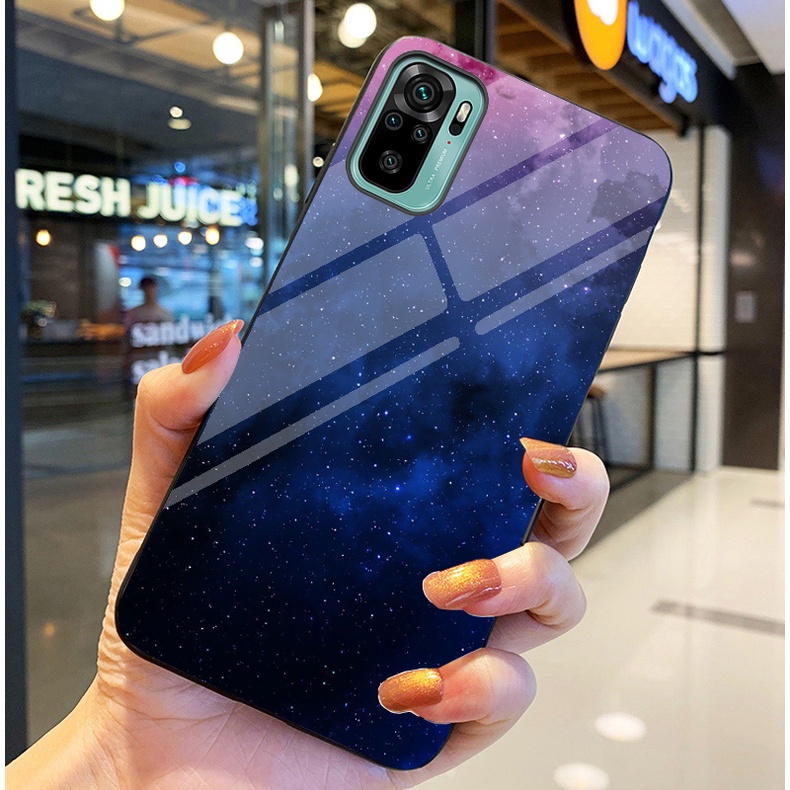 Ốp Lưng XIAOMI REDMI NOTE 10, NOTE 10S, NOTE 10 PRO,NOTE 10 5G,REDMI 10 Ốp kính bóng cao cấp Phi Hành Gia