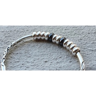 [Mã SKAMLTSM9 giảm 10% đơn 99K] Charm chặn bạc s925 có lõi cao su (vừa tất cả các vòng tay pan mềm và cứng)