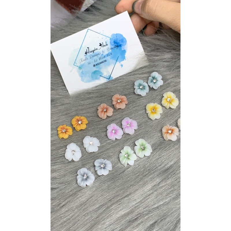 Hoa bột - Hoa thược dược9 cánh SHOP NAIL HUYỀN ANH