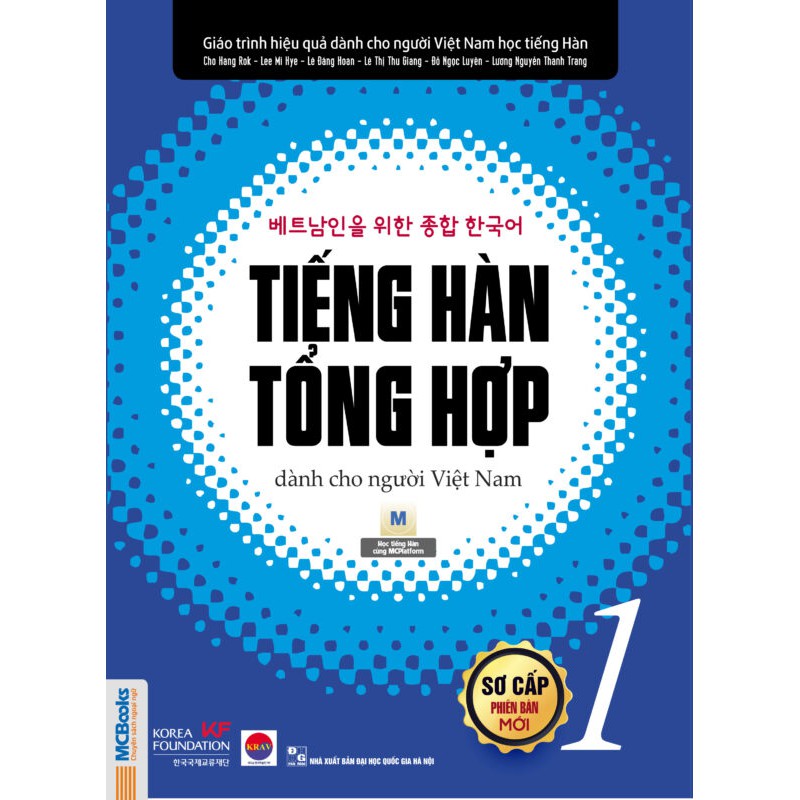 Sách - Tiếng Hàn tổng hợp dành cho người Việt Nam (Phiên bản mới) - Sơ cấp 1 (nghe qua app)