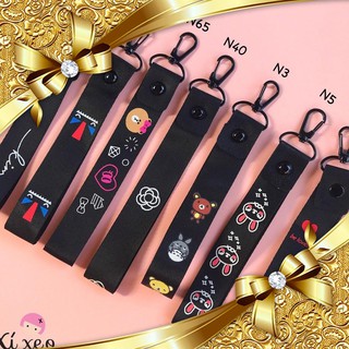 TẶNG TAI NGHE  l-PHONE SÀNH ĐIỆU SIÊU HOT SIÊU CHẤT DÂY ĐEO THẺ VÀ ĐIỆN THOẠI NGẮN (STRAP NGẮN HÌNH NỀN ĐEN) ẻhăẻh