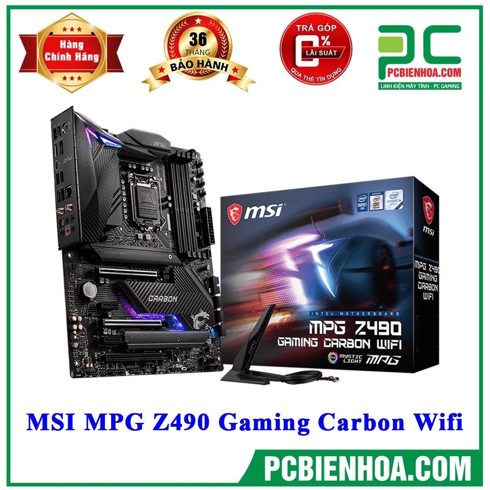 [Mã ELMS05 giảm 5% đơn 300k]MAINBOARD BO MẠCH CHỦ MPG Z490 GAMING CARBON WIFI