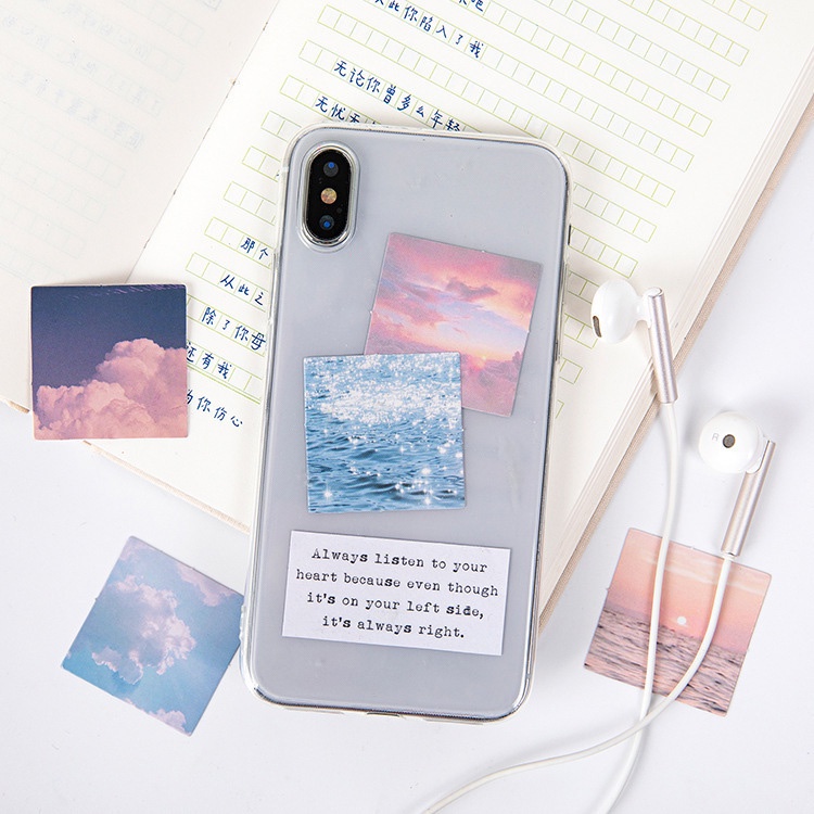 Set 46 Miếng Dán Dễ Thương Trang Trí Sổ Tay/Nhật Ký