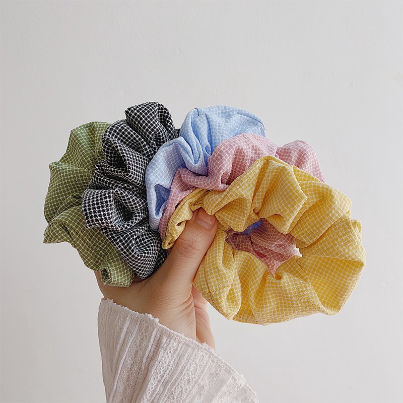 Dây Cột Tóc Scrunchies Dễ Thương Cho Nữ