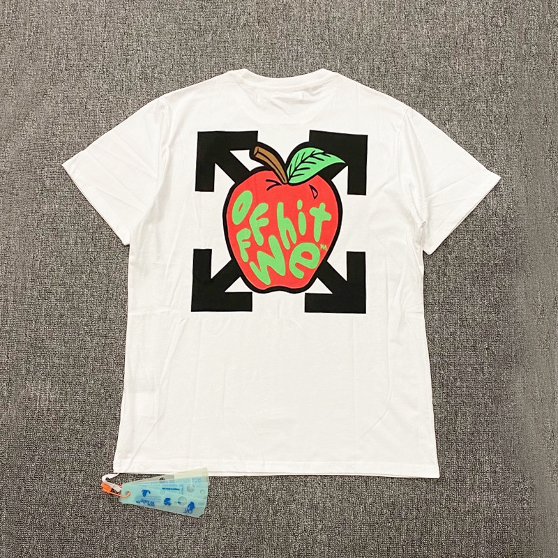 Áo thun Off White apple print T-shirt ss21