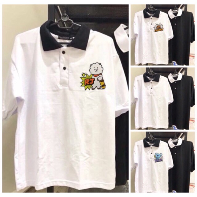 (Tặng ảnh BTS) Áo BTS BT21 polo