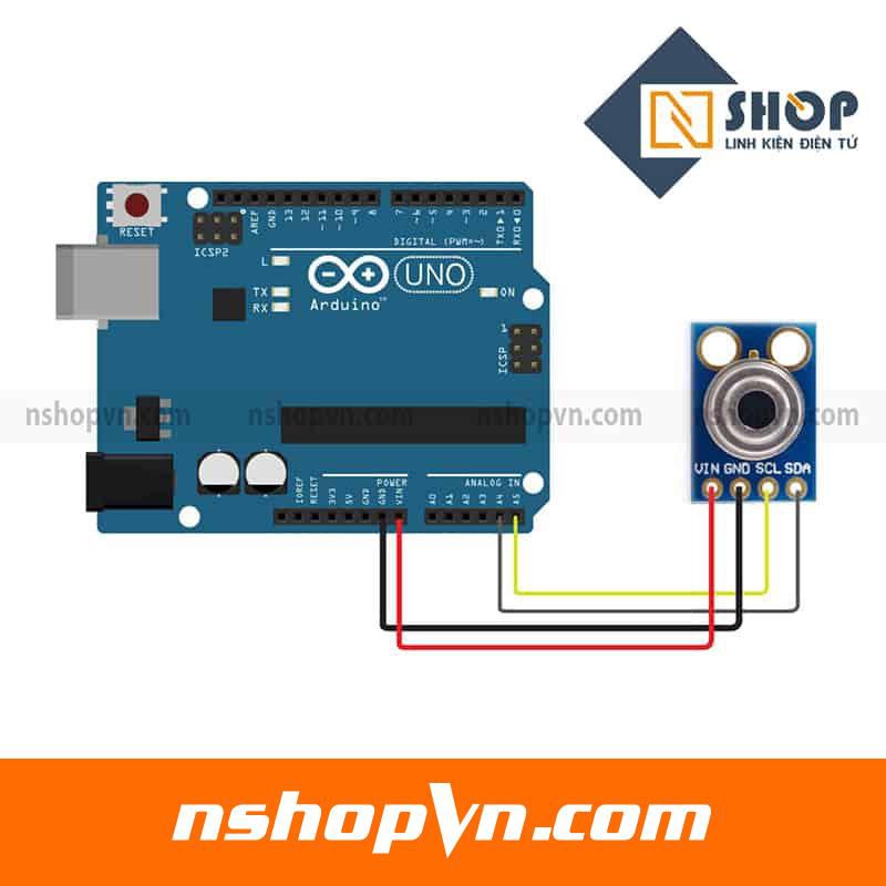 Cảm Biến Nhiệt Hồng Ngoại Không Tiếp Xúc MLX90614