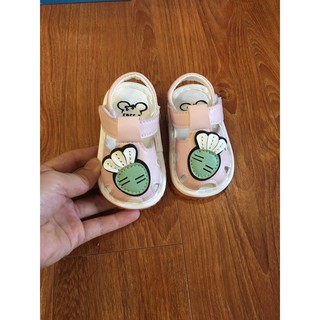 Sandal cà rốt tập đi cho bé size 15-19