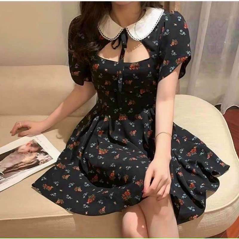 Đầm hoa nhí #bigsize 60kg đến 90kg