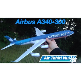 Mô hình giấy 3D máy bay A340-300