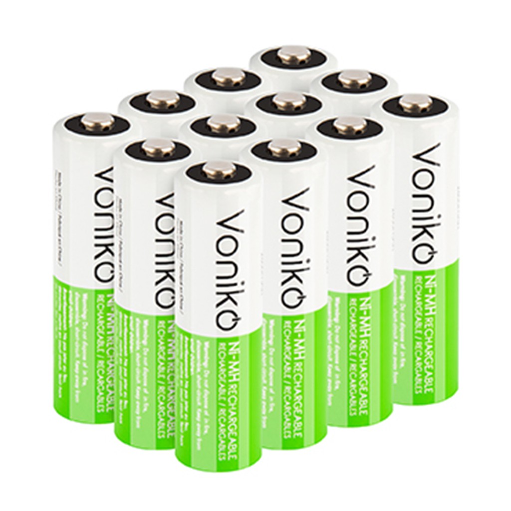 Pin sạc VONIKO USA AA HR6 1,2v 2300mAh vỉ 2 viên