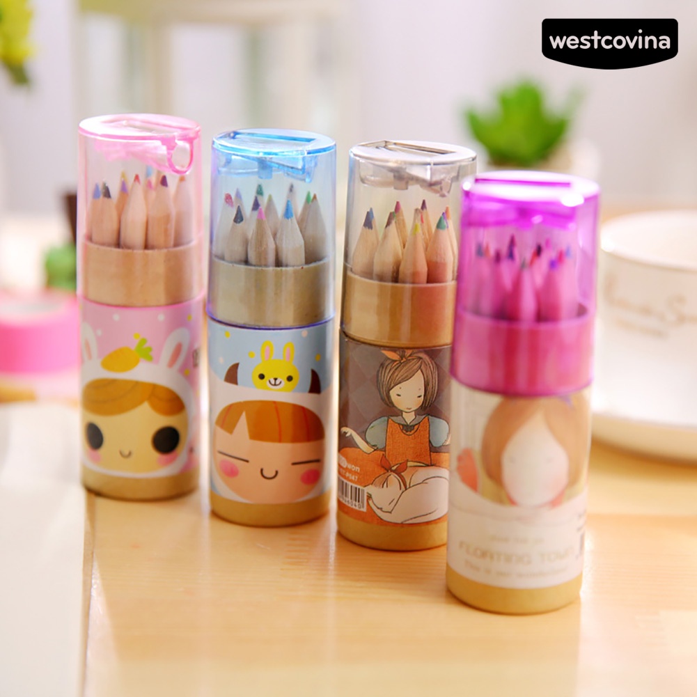 [Hot]✍Bộ 12 Bút Chì Màu Vẽ Tranh Chuyên Dụng