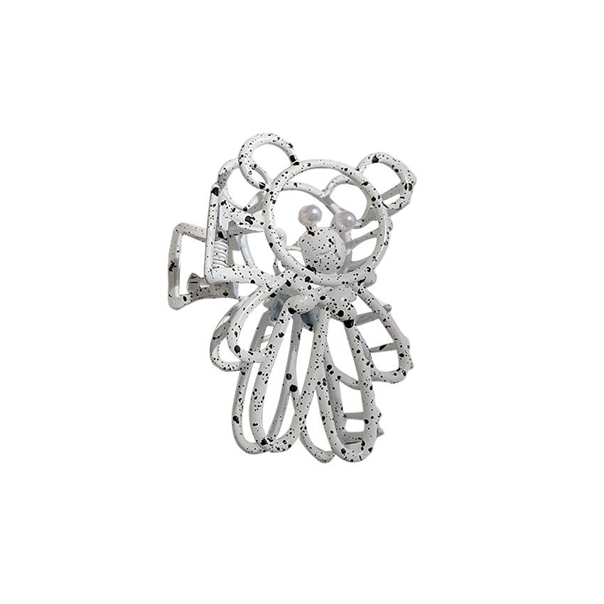 Kẹp tóc cá mập làm từ kim loại thiết kế đơn giản thời trang cho nữ