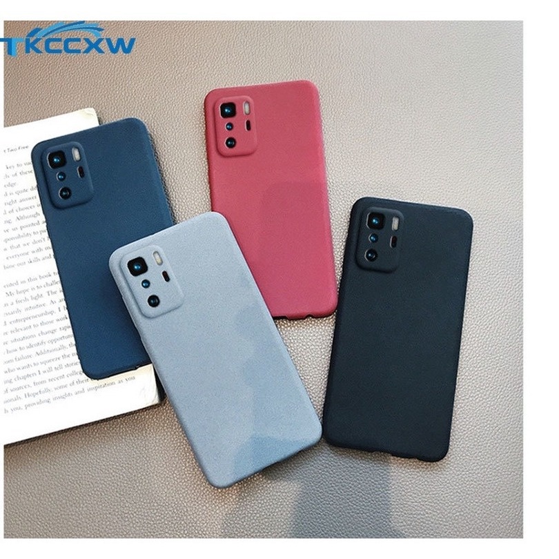 Ốp điện thoại silicone mềm dạng nhám chống dấu vân tay cho Xiaomi Mi 12 Pro 12X