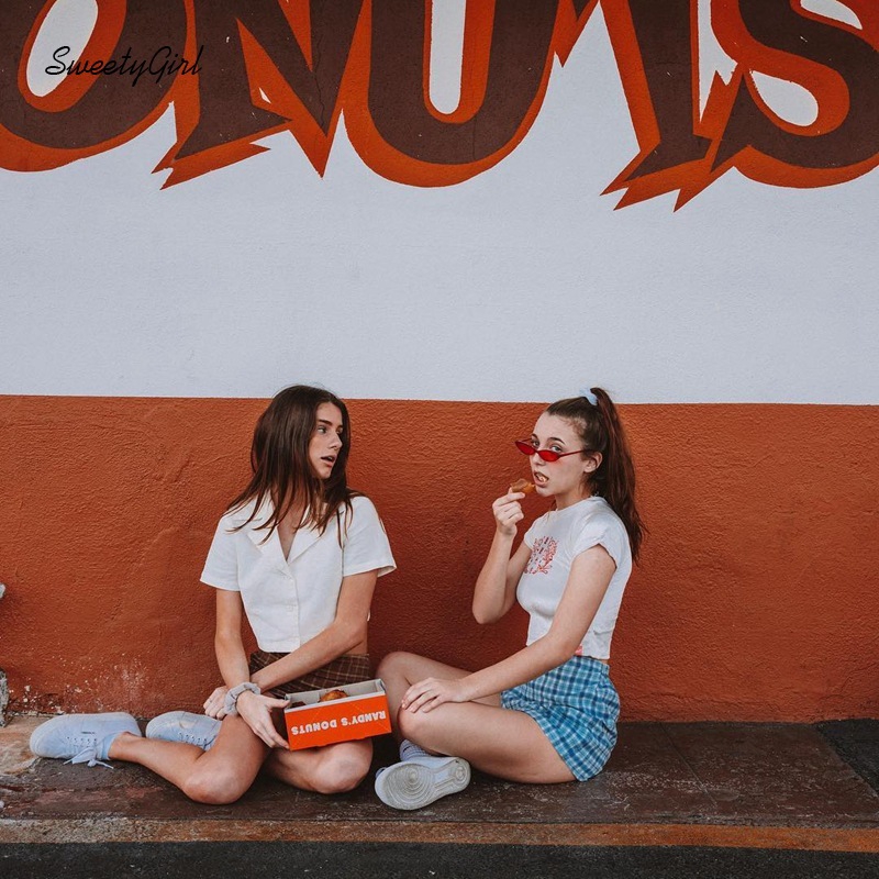 Áo Sơ Mi Lửng Ngắn Tay Màu Trơn Thời Trang Cho Nữ