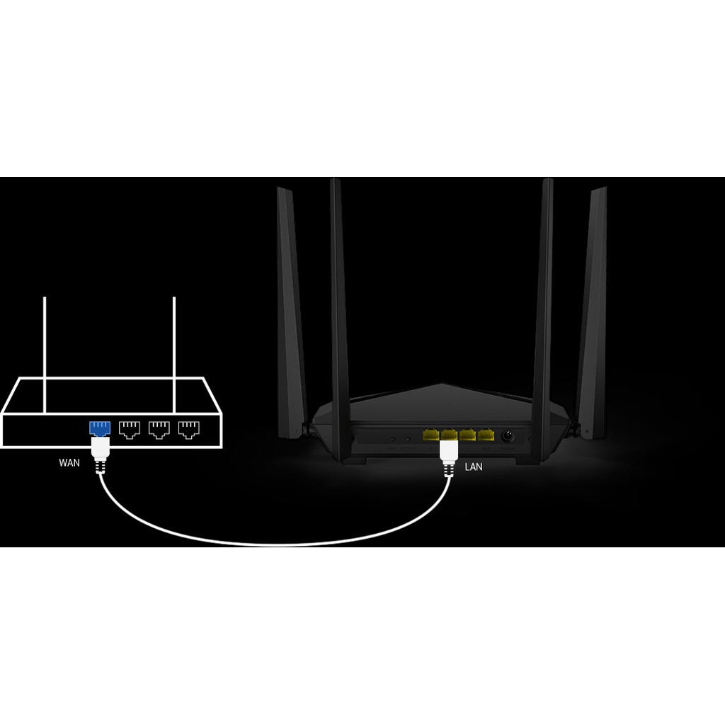 Wifi Tenda chuẩn AC1200 băng tần kép AC10U - Hàng chính hãng bảo hành 36 tháng