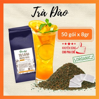 Trà Đào Túi Lọc làm Trà trái cây đào, trà ủ lạnh cold brew Đài Loan - SHANGAO