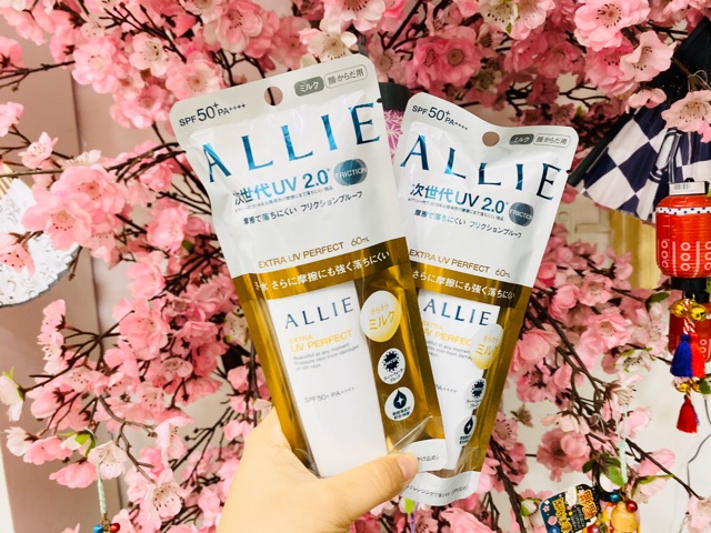 Kem chống nắng Allie Kanebo Milk UV Perfect 60ml công nghệ chống nắng UV 2.0 | BigBuy360 - bigbuy360.vn