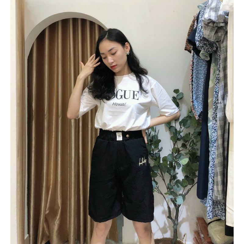 Quần short lưng cao 💥 SIÊU ĐẸP 💥 quần đùi thêu chữ nổi mặc thoáng mát, siêu xinh | BigBuy360 - bigbuy360.vn