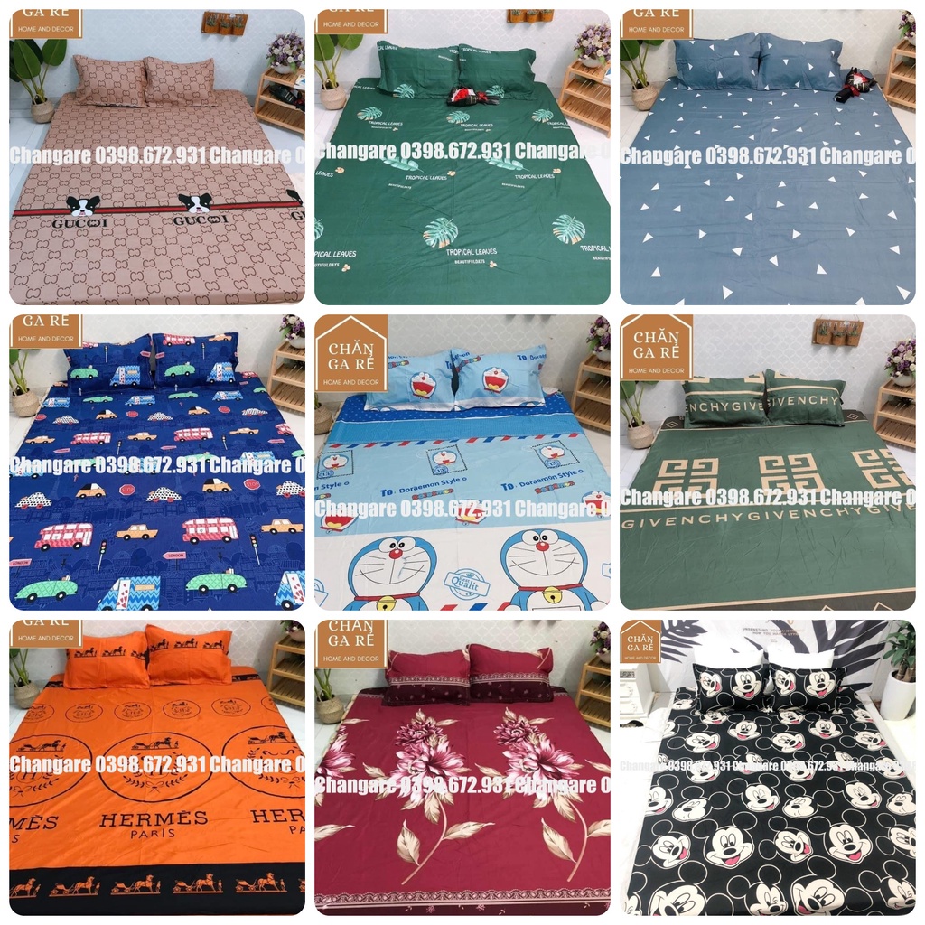 [cập nhât] Ga gối cottong poly ga trải giường chủ đề bò và những người bạn đủ kích thước m6 m8 2m | BigBuy360 - bigbuy360.vn