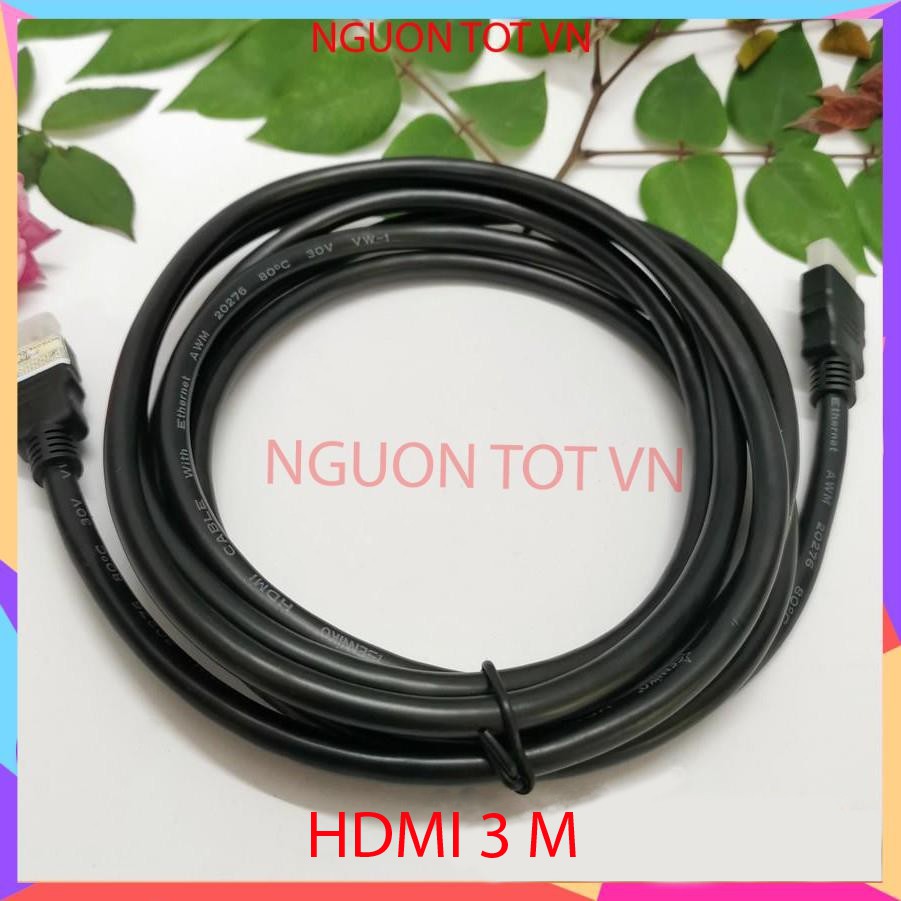 [Combo HDMI 1,5m-15m] Dây Cáp HDMI tròn loại tốt chuẩn hình ảnh 2k, 3D, Ultra HD