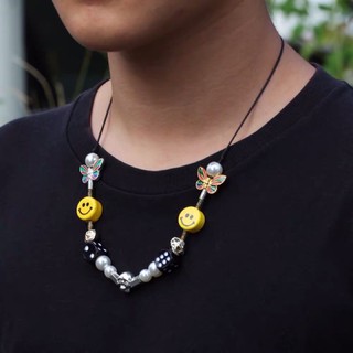 Dây chuyền SMILEY CHAINZ A$APROCKY x EVAE Smiley Pearl Necklace - A$AP ROCKY CHAINZ [Bảo hành 99 năm]