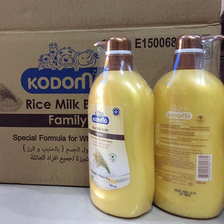 Sữa tắm Gạo Kodomo Rice Milk Family 750ml Thái Lan
