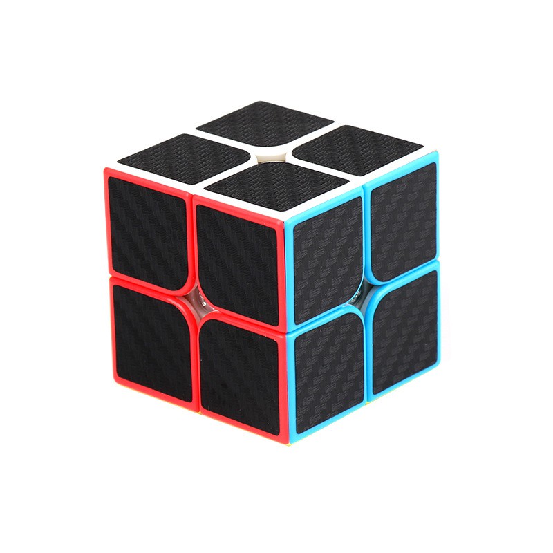 Hộp 4 Rubik Carbon Fiber WCA 2x2 3x3 4x4 5x5 Đồ Chơi Rubic MoYu MeiLong Qùa Tặng