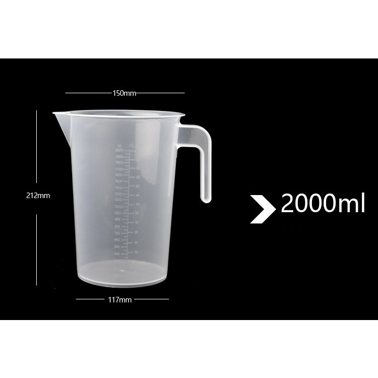 Ca Đong Định Lượng 5L - Ly Đong Định Lượng 3L 2L 1L - Nhựa Cao Cấp Chịu Nóng - Máy Móc Thiết Bị Pha Chế