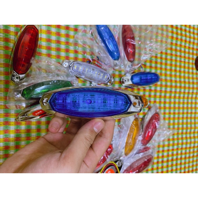 Đèn chớp nóc thùng xe tải chịu nước. Đèn hông chớp 2 chế độ SD4022 điện 12V-24V