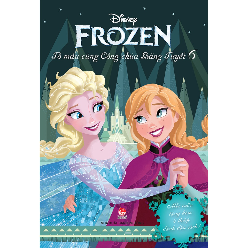 Sách - Frozen - Tô màu cùng công chúa Băng Tuyết ( Bộ 6 cuốn ) - Bé làm quyen màu sắc qua phim HH - Chanchanbooks