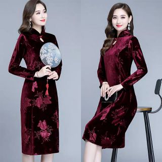 Đầm dự tiệc trung niên