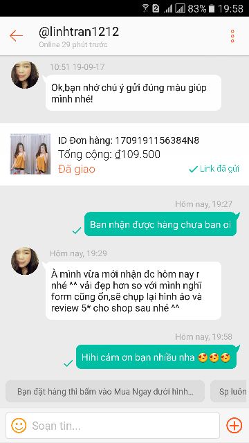 Áo 2 dây cổ tim basic