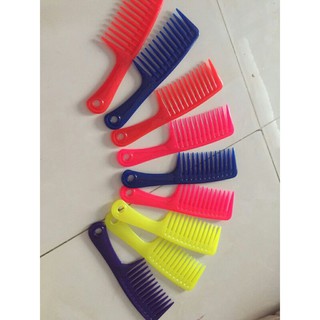 Lược răng thưa loại to 💕 chải tóc xoăn 💕 tóc rối