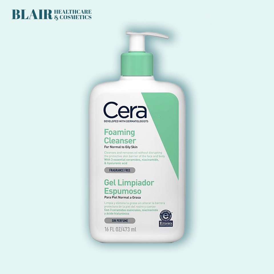 Sữa Rửa Mặt Cho Da Dầu CeraVe Foaming Cleanser 473ml