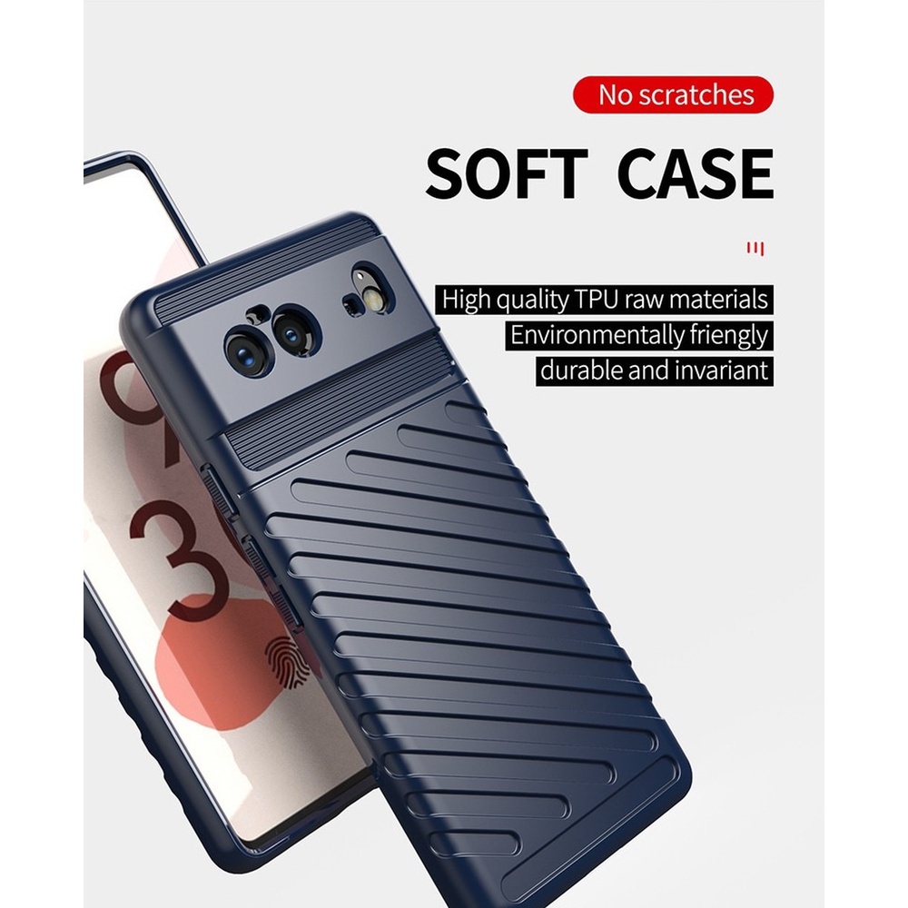 Ốp Điện Thoại Sợi Carbon Bảo Vệ Toàn Diện Cho Google Pixel 7 Pro 6 6A 5A XL Google Pixel 6 Google Pixel 6 Pixel6 7 Pro