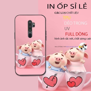 Ốp lưng điện thoại oppo a5 2020 / a9 2020 lợn hồng cute mẫu mới nhất