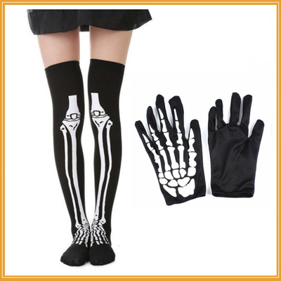 Set găng tay + vớ họa tiết nhân vật game Undertale Sans mới