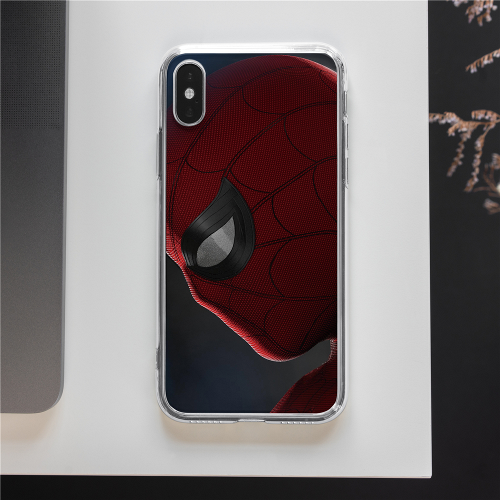 MARVEL Ốp Lưng Tpu Mềm Trong Suốt In Hình Người Nhện Cho Y91C Y19 Y17 / Y15 / Y12 Y11 Y66 Y83 / Y81 Y55 / Y55A Y51 / Y51A Old Y20 / Y20I Y31 2021 Y30 Y93 Y95 Y71 Y53